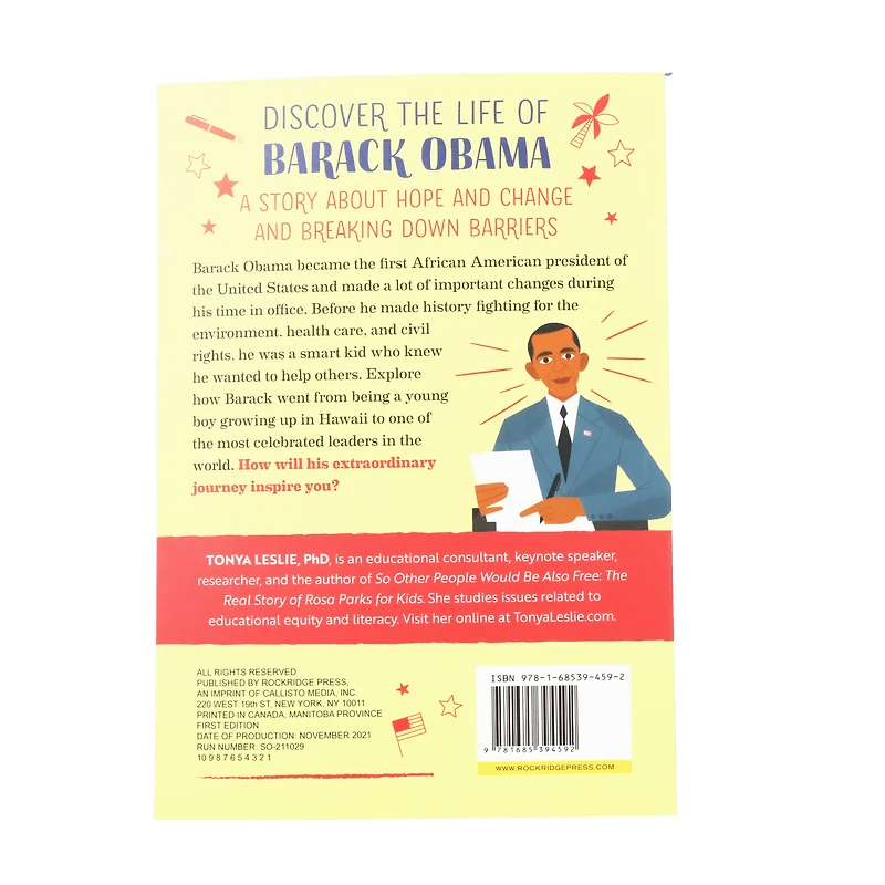 the story of barack obama: a biography book for new readers