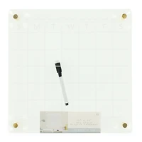 clear acrylic dry erase wall calendar 12in x 12in