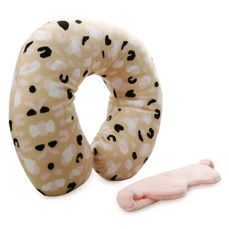 alchemy living™ velvet neck pillow & eye mask set