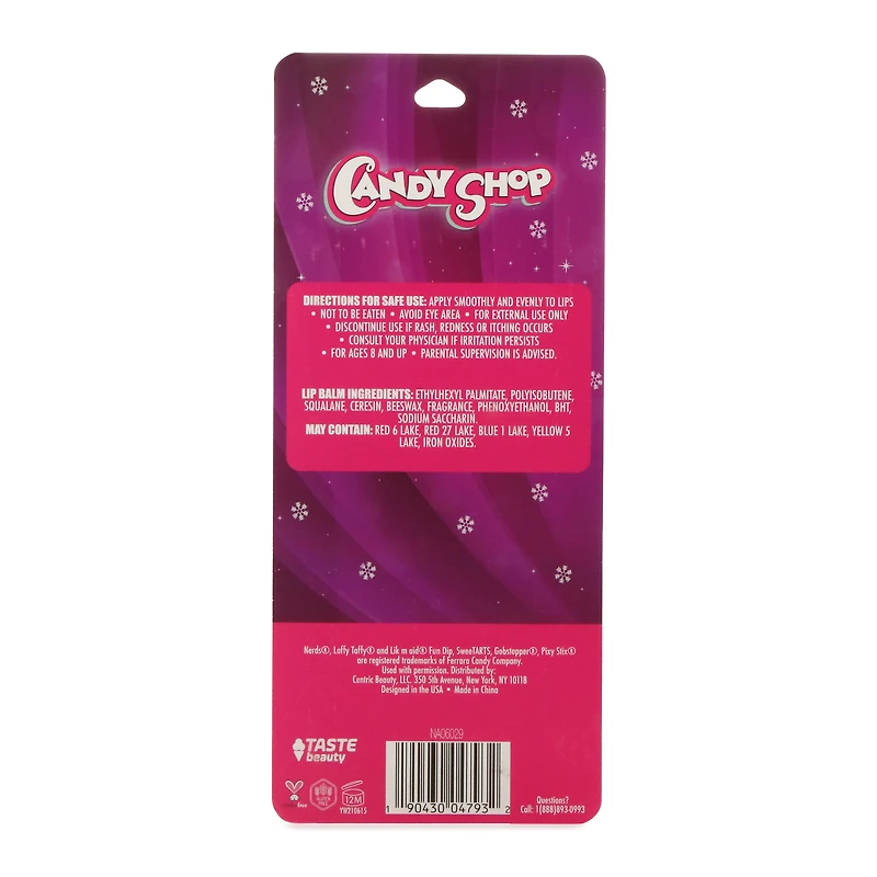 candy shop flavored lip balms 8-count