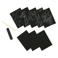 mini scratch art travel kit