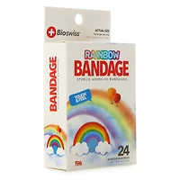 bioswiss® rainbow bandages 24-count