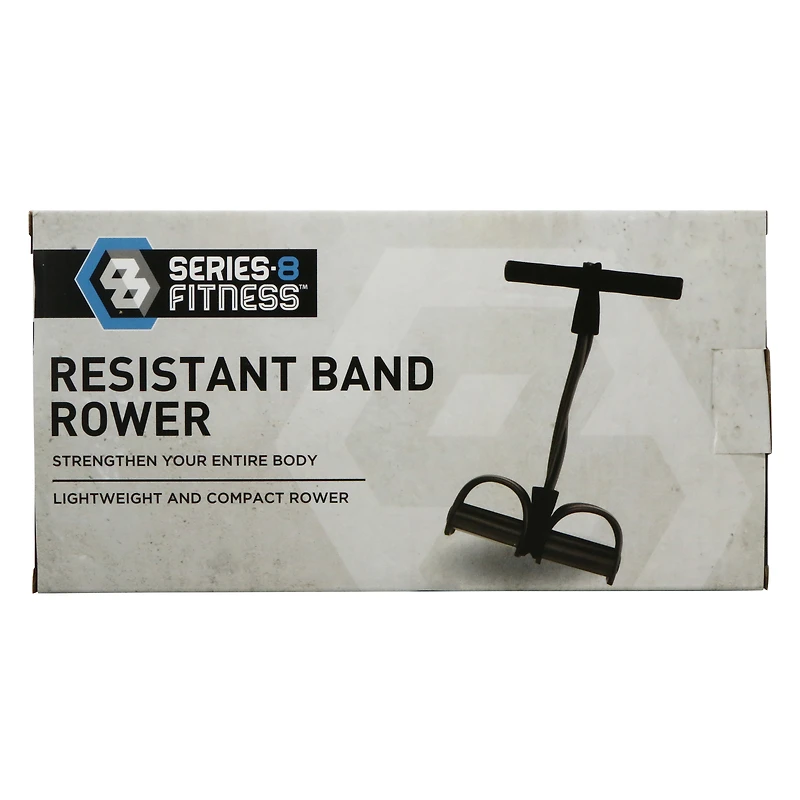 series-8 fitness™ resistance band rower