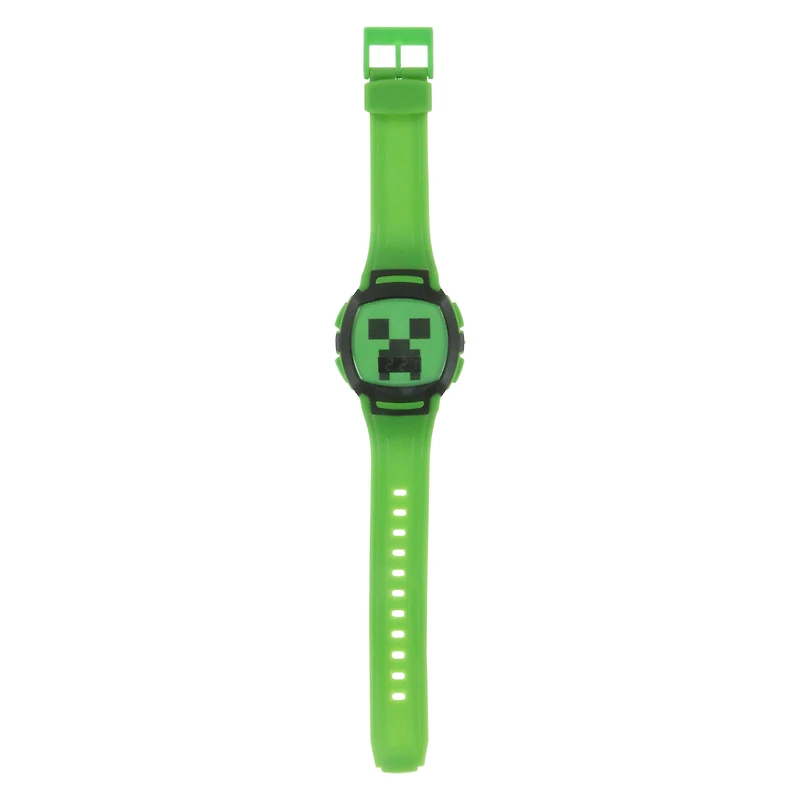 Minecraft™ Creeper Flashing Lcd Watch