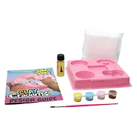 clay cracking asmr craft kit - sweet treats