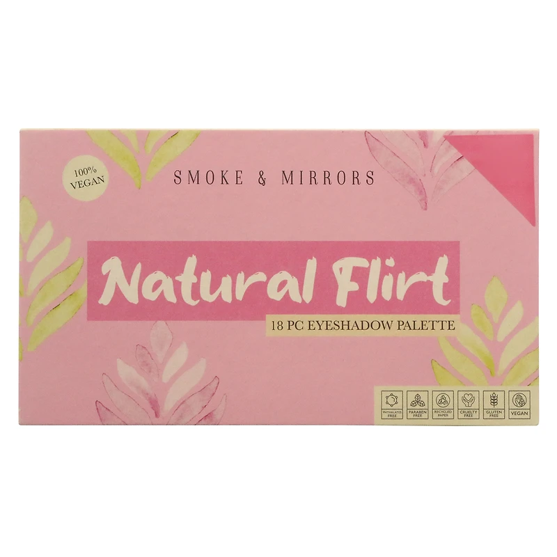 smoke & mirrors notorious flirt eyeshadow palette 18-piece