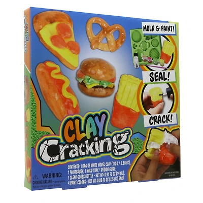 clay cracking asmr craft kit - foodie treats