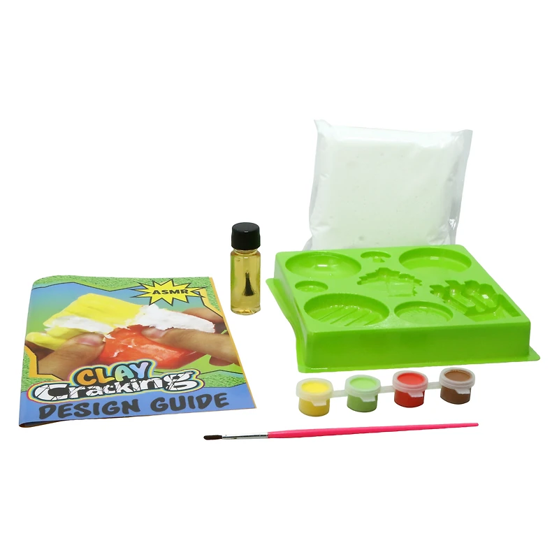 clay cracking asmr craft kit - foodie treats