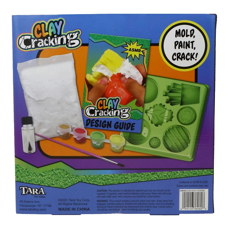 clay cracking asmr craft kit - foodie treats
