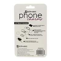 icon beads phone charm