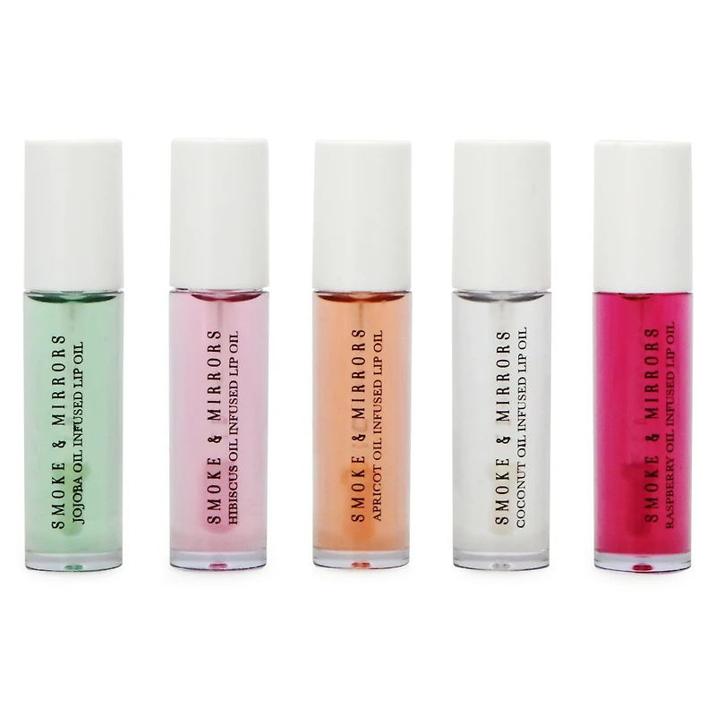 smoke & mirrors lip healing infused oil 5-piece set