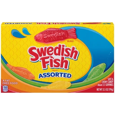 assorted swedish fish® candy box 3.5oz