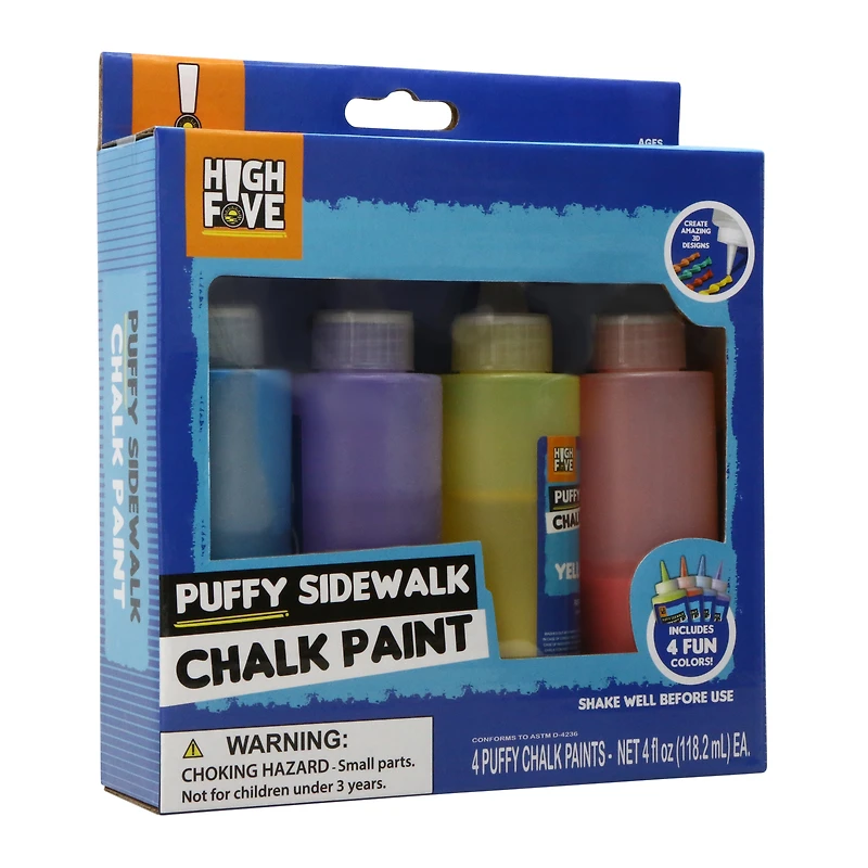 puffy sidewalk chalk paint 4-count