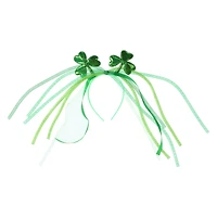st. patrick's day party dreads & shamrocks headband