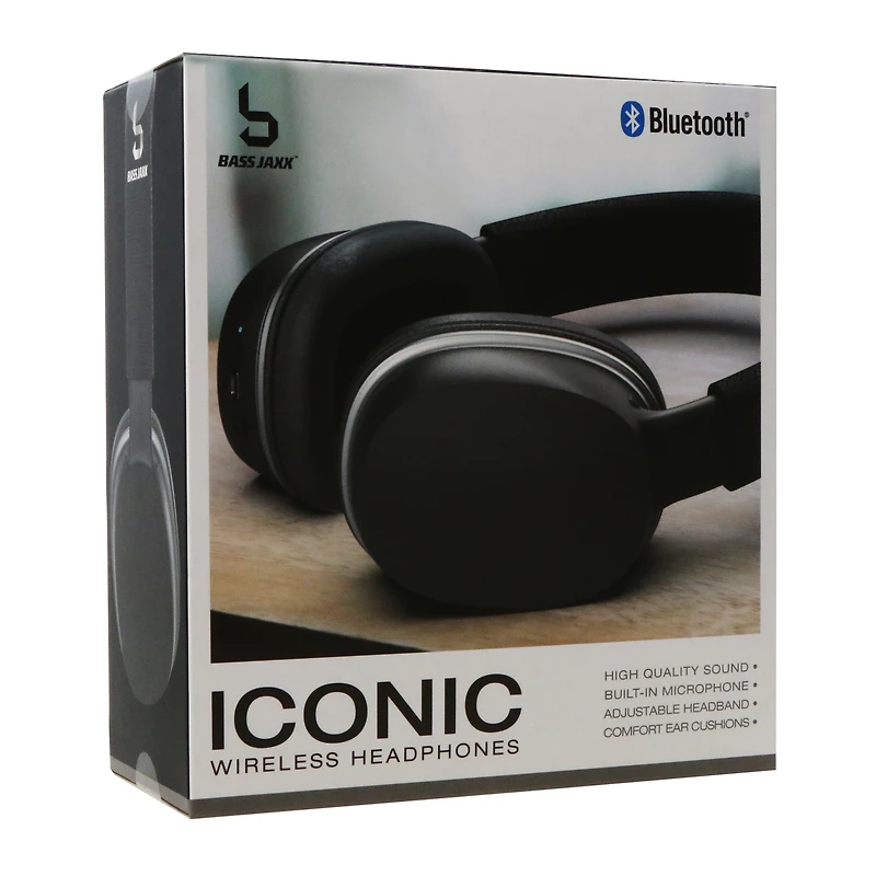 iconic wireless bluetooth® headphones with mic