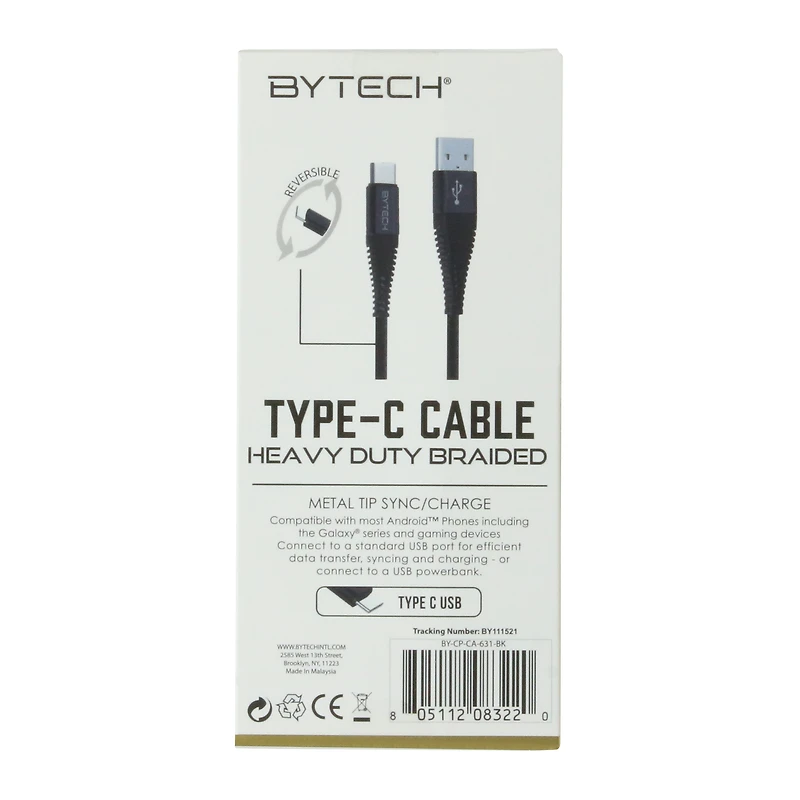 6ft Premium USB-C To USB-A Cable