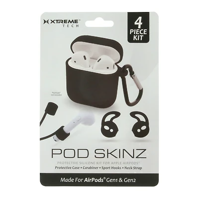 pink pod skinz kit for AirPods® gen 1 & 2