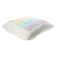 rainbow unicorn squishy pillow 14in