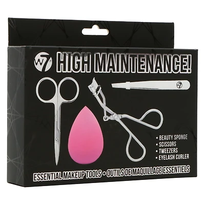 w7® essential makeup tools 4-piece set