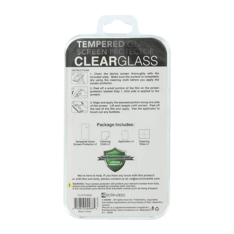 iPhone 13 Pro Max®/12 Pro Max® tempered glass screen protector