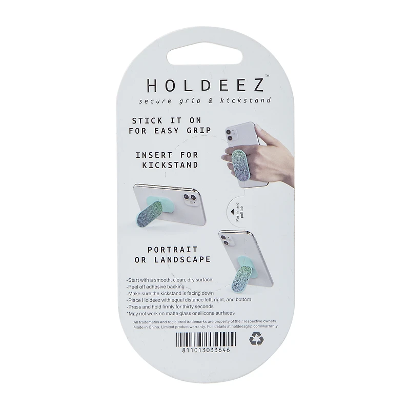 holdeez™ secure phone grip & kickstand