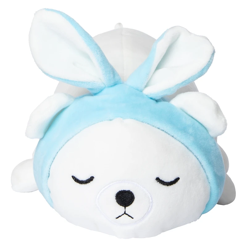 marshmallow sleeping stuffed animal 11.5in