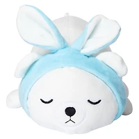 marshmallow sleeping stuffed animal 11.5in