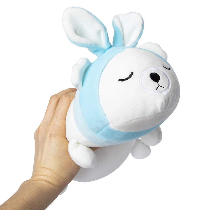 marshmallow sleeping stuffed animal 11.5in