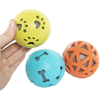 Throw N' Play Squeaky Ball Dog Toy 3-Pack