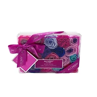 alchemy living™ soap petals gift set, rose + hibiscus fragrance