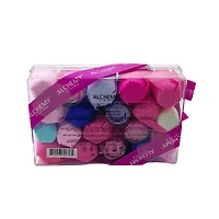 alchemy living™ soap petals gift set, rose + hibiscus fragrance