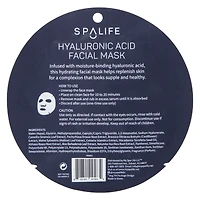 spa life™ hyaluronic acid face mask 0.81oz