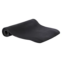 series-8 fitness™ extra thick gray yoga mat with carrying strap 68in x 24in 0.3in