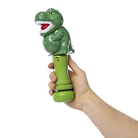 dinosaur light up bubble blower & solution 1.2oz