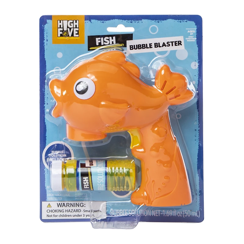 fish bubble blaster with bubble solution 1.69oz