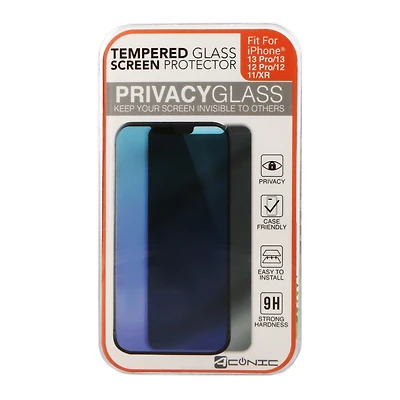 tempered privacy glass screen protector for iPhone 13 Pro®/13®/12 Pro®/12®