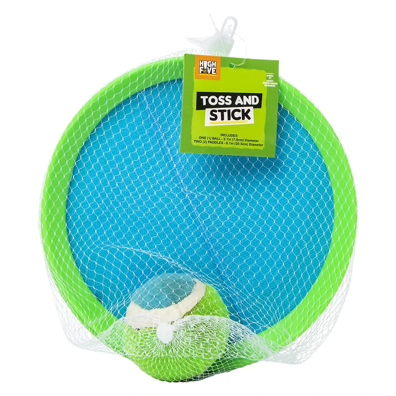 toss & stick ball game