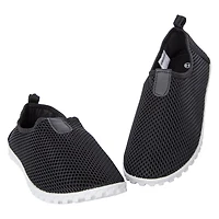 men's black mesh water shoes