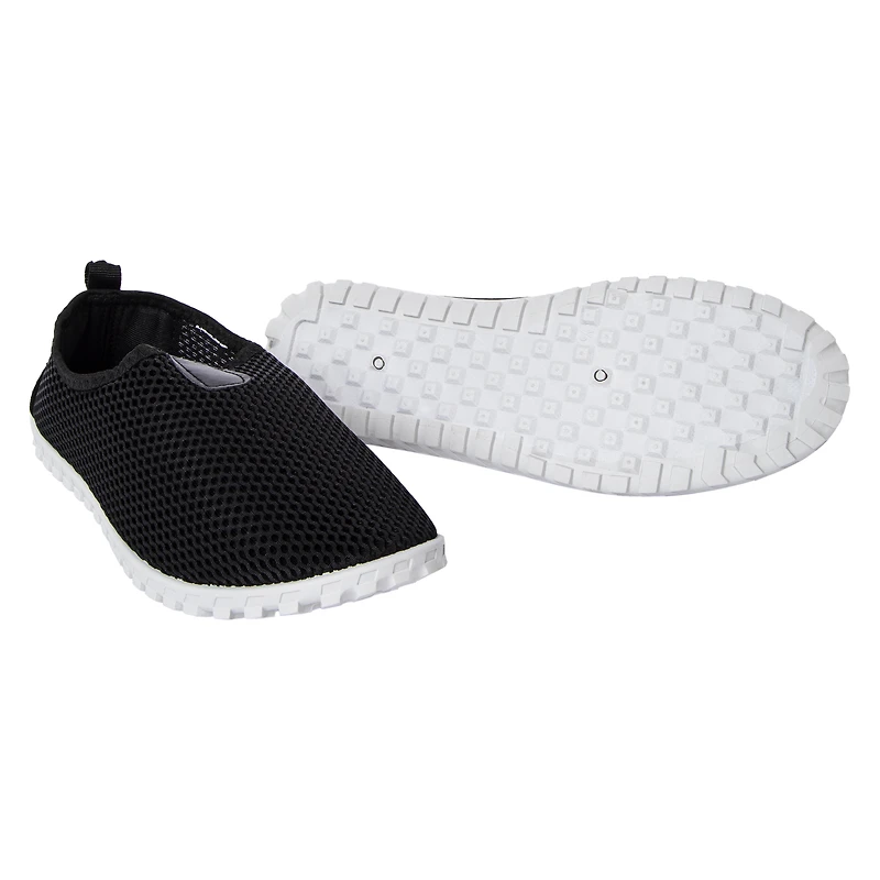 men's black mesh water shoes