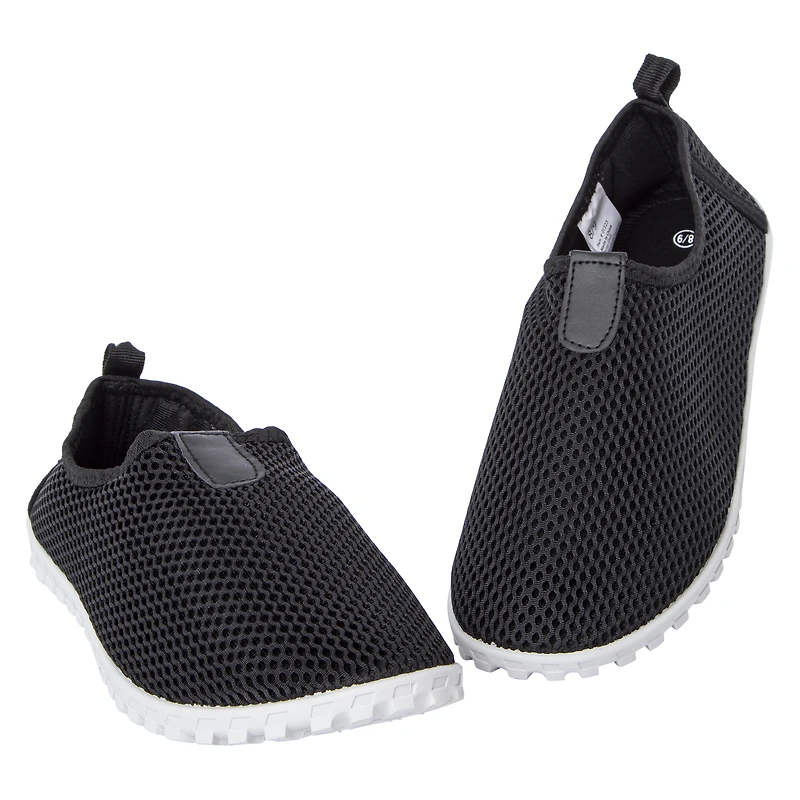 men's black mesh water shoes