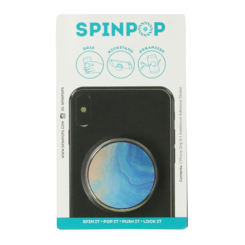 spinpop phone grip & stand, series 10