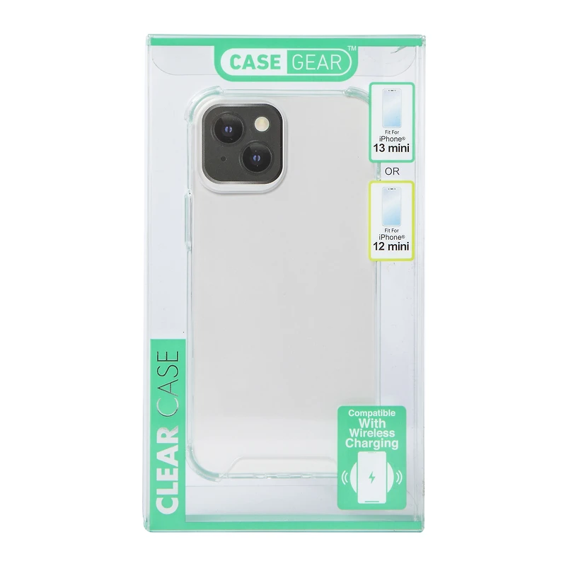 iPhone 13 mini®/12 mini® wireless charging compatible phone case - clear