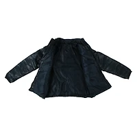 young men's black puffer jacket