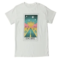 escape' desert road tarot graphic tee