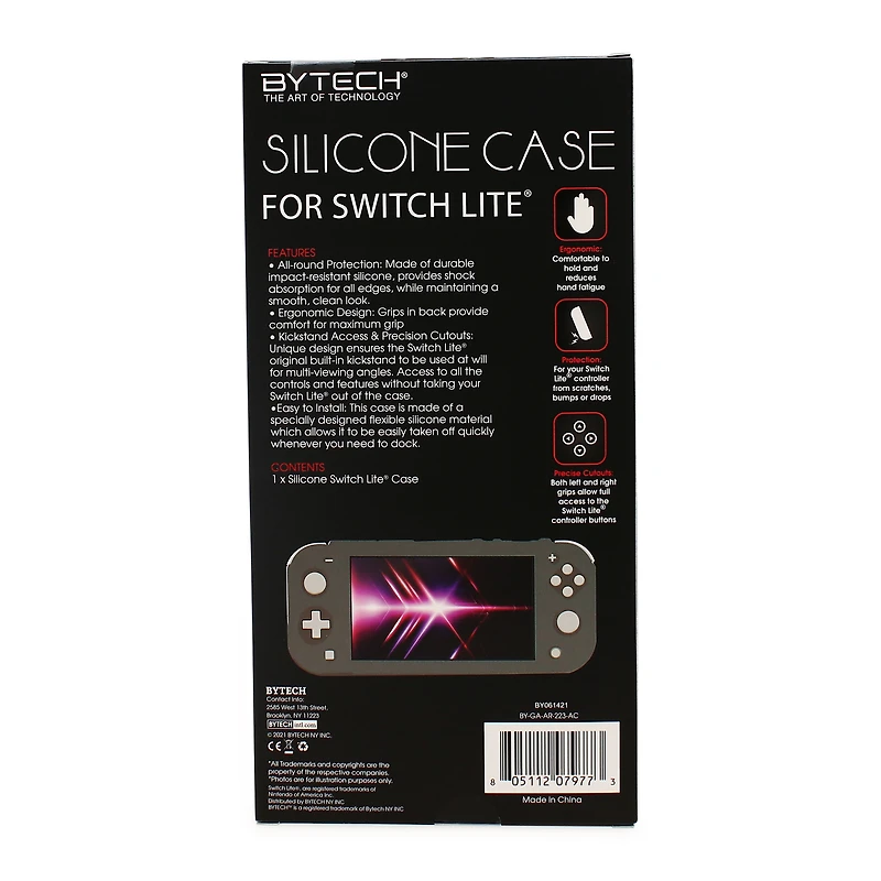 silicone case for switch lite™ - blue