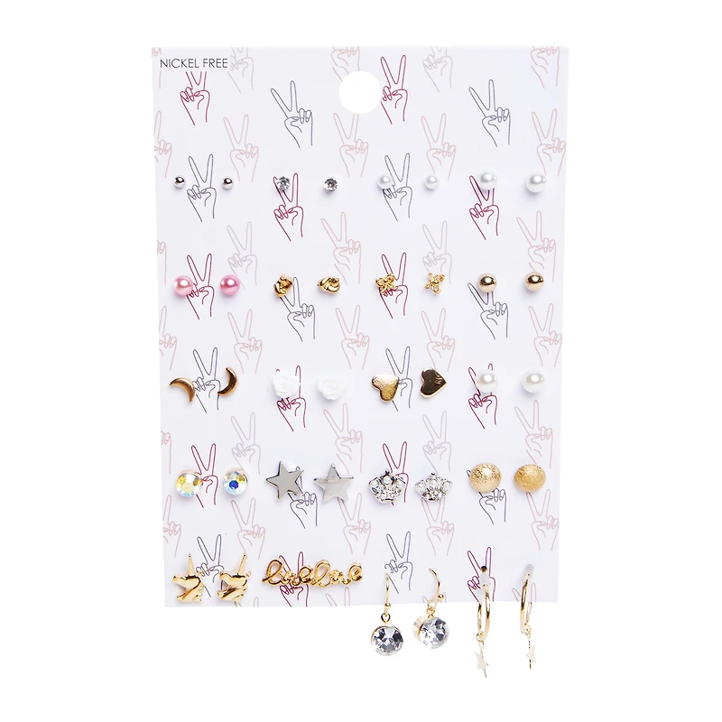 earring set 20 pack