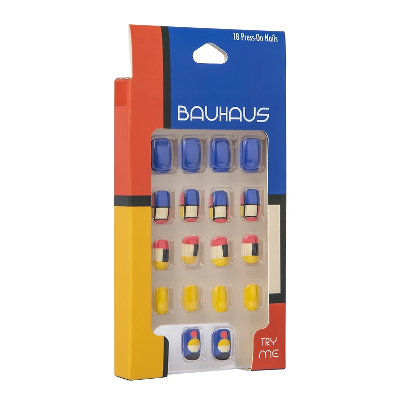 press-on nails, bauhaus 18-count