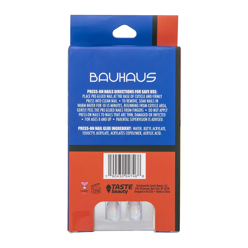 press-on nails, bauhaus 18-count