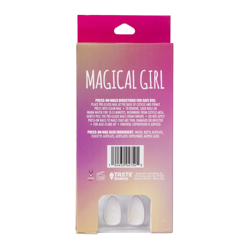 press-on nails, magical girl 18-count
