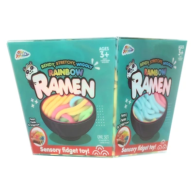 rainbow ramen sensory fidget toy